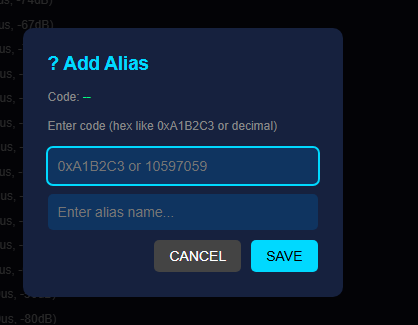 Add Alias